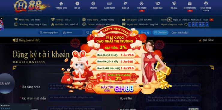 Thông tin hỗ trợ trang web Open88 Games - Open88